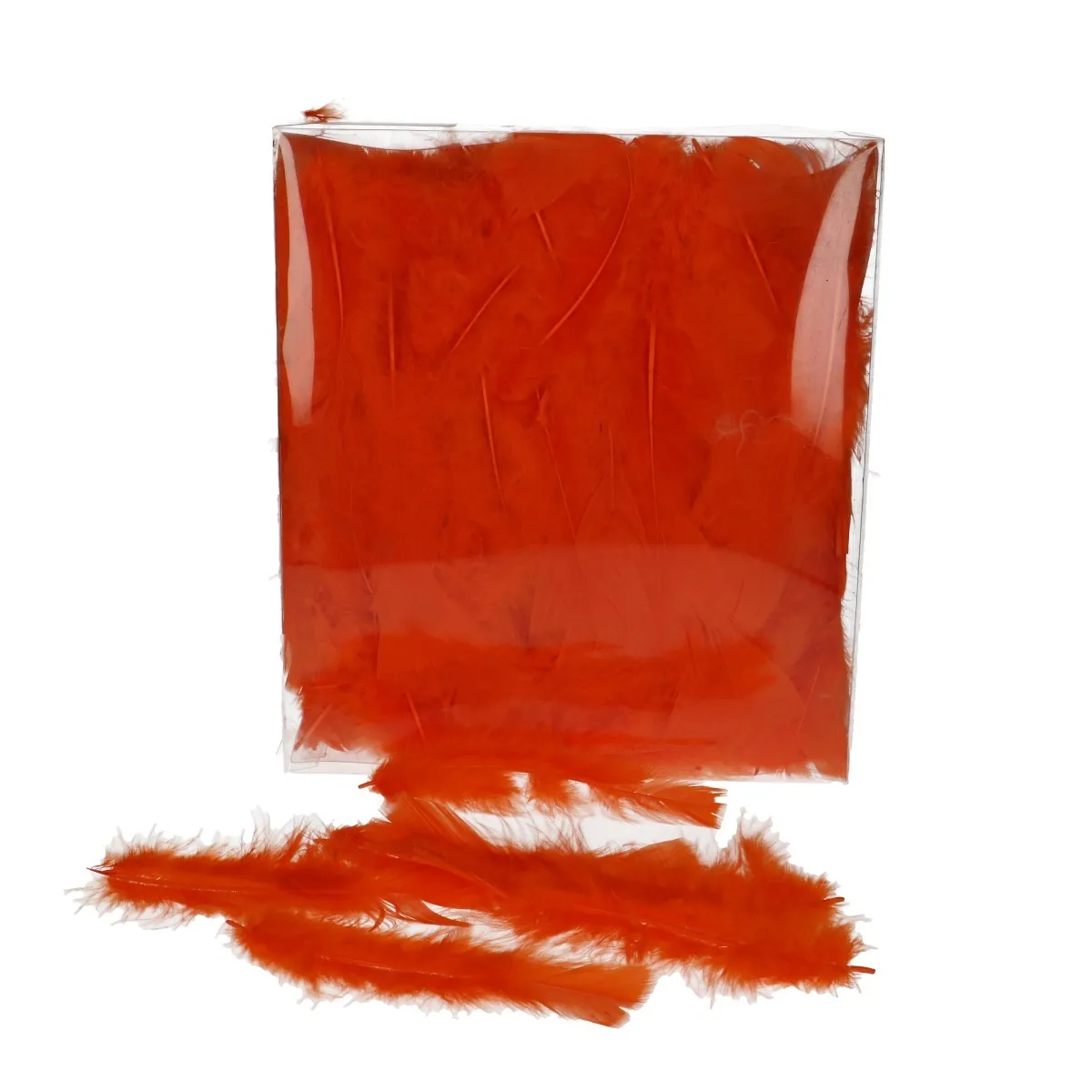 Morčacie perie oranžové 45 g