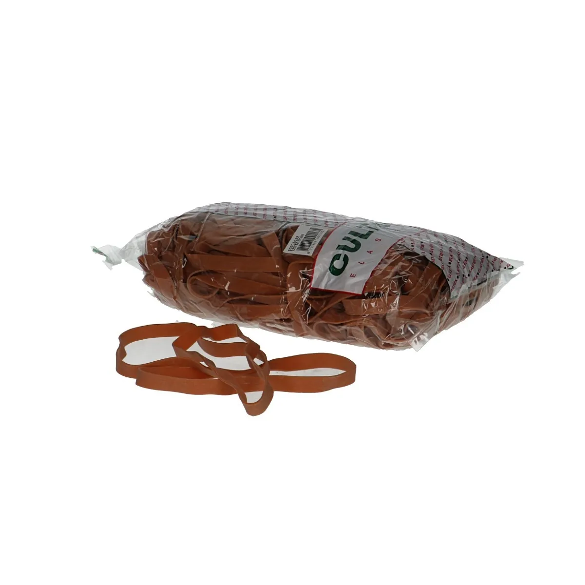 Gumičky 120 × 12 mm hnedé 1 kg