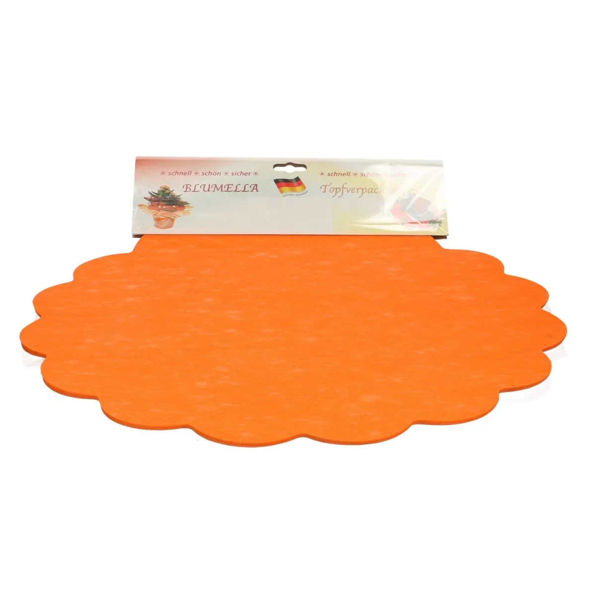 Netkané textilné obaly Blumella oranžové 44 cm