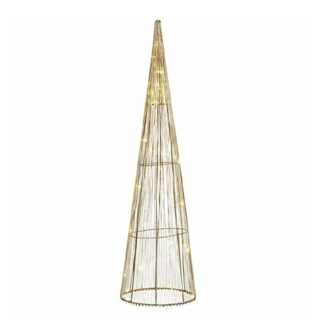 LED kužeľ šampanský 60 cm, 30 LED