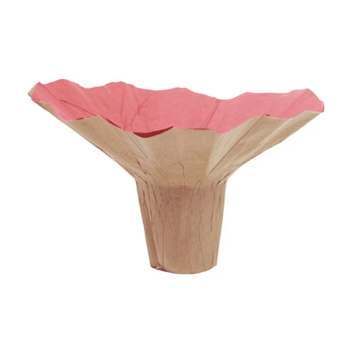 Kraftový držiak na kyticu Roset ružový ⌀ 23 cm