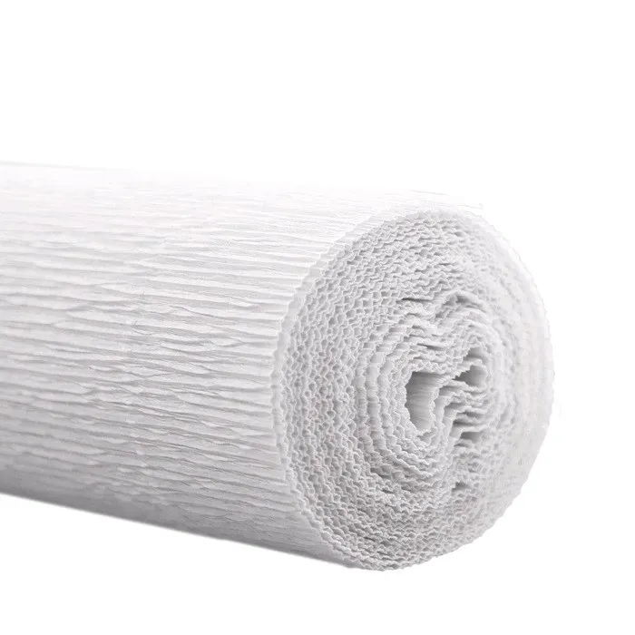 Krepový papier biely 50 cm, návin 2,5 m