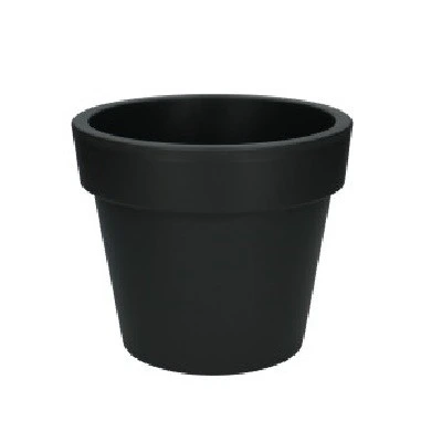 Záhradný kvetináč Top čierny ⌀ 23 × 20 cm