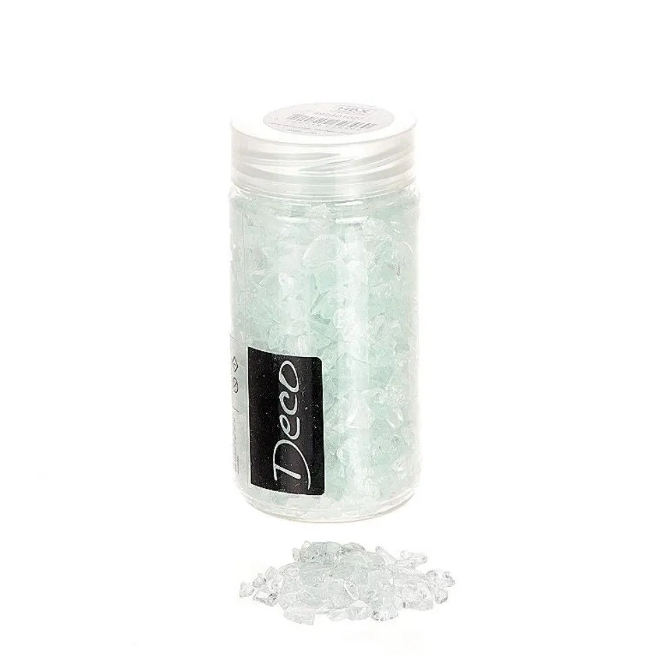 Dekoračné sklenené kamienky 10 mm, 370 ml