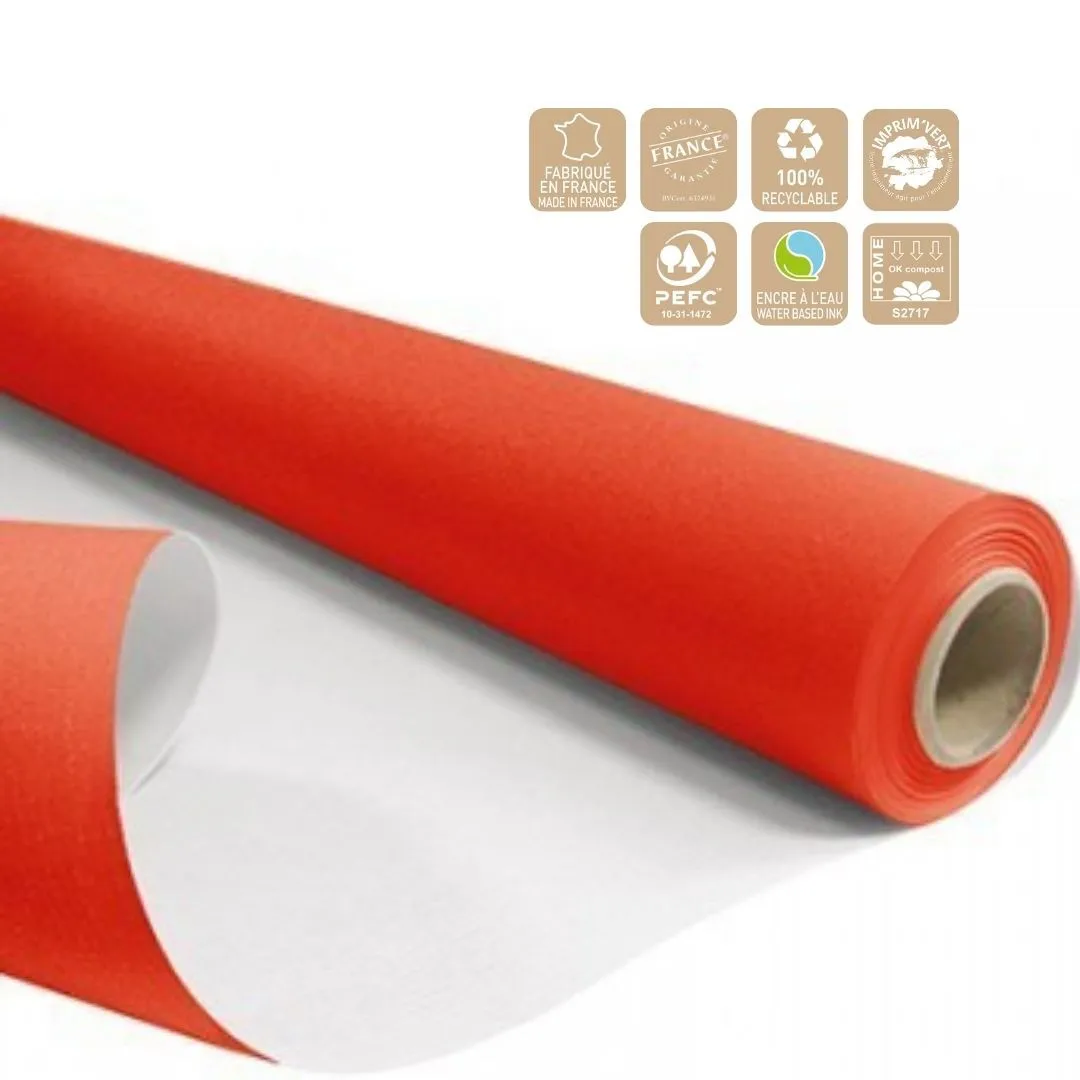 Baliaci papier Clayrton červený 80 cm, návin 40 m