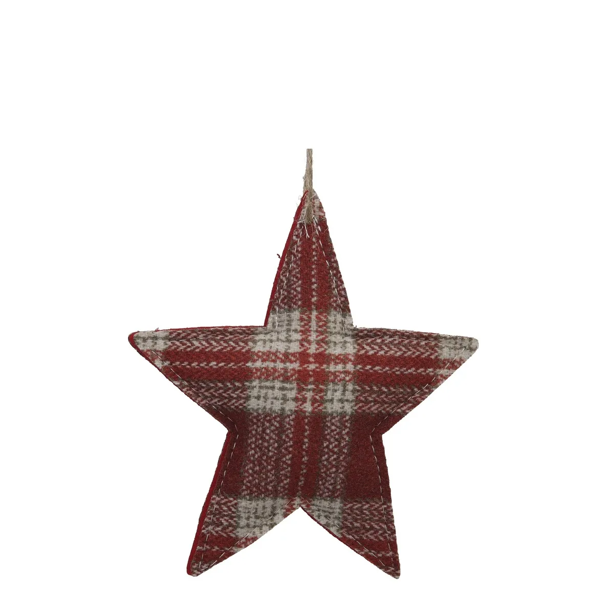 Závesná hviezda červená 11,5 × 13,5 cm