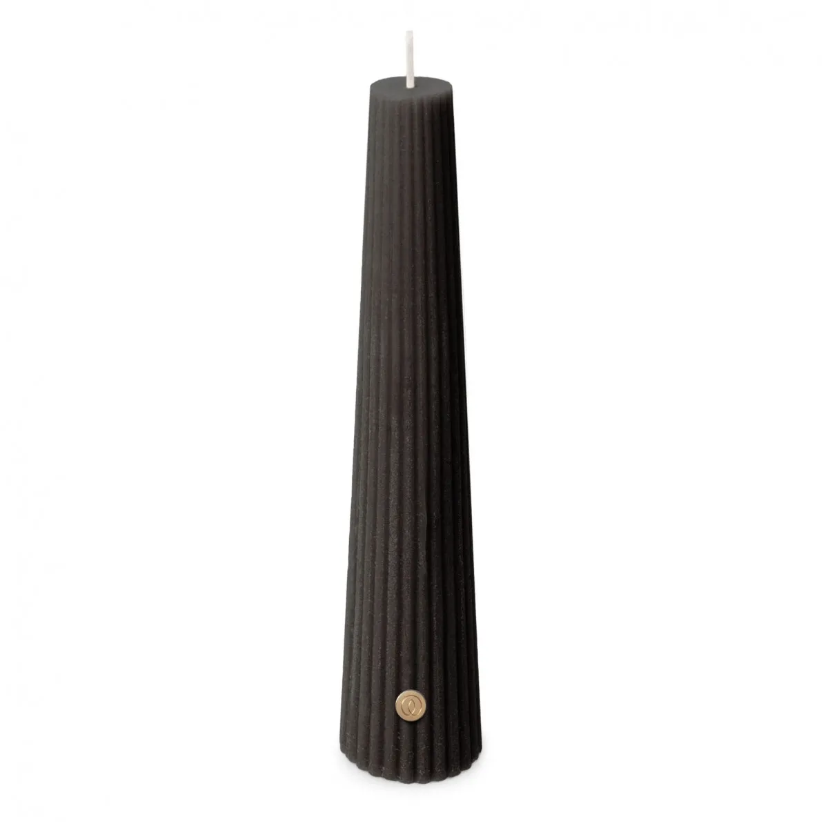 Sviečka obelisk čierna ⌀ 4,5 × 25 cm