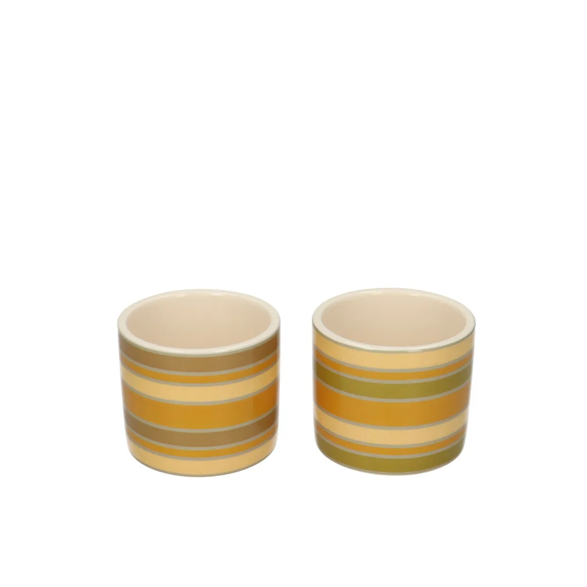 Keramika kvetináč stripe ⌀ 8 × 7,5 cm