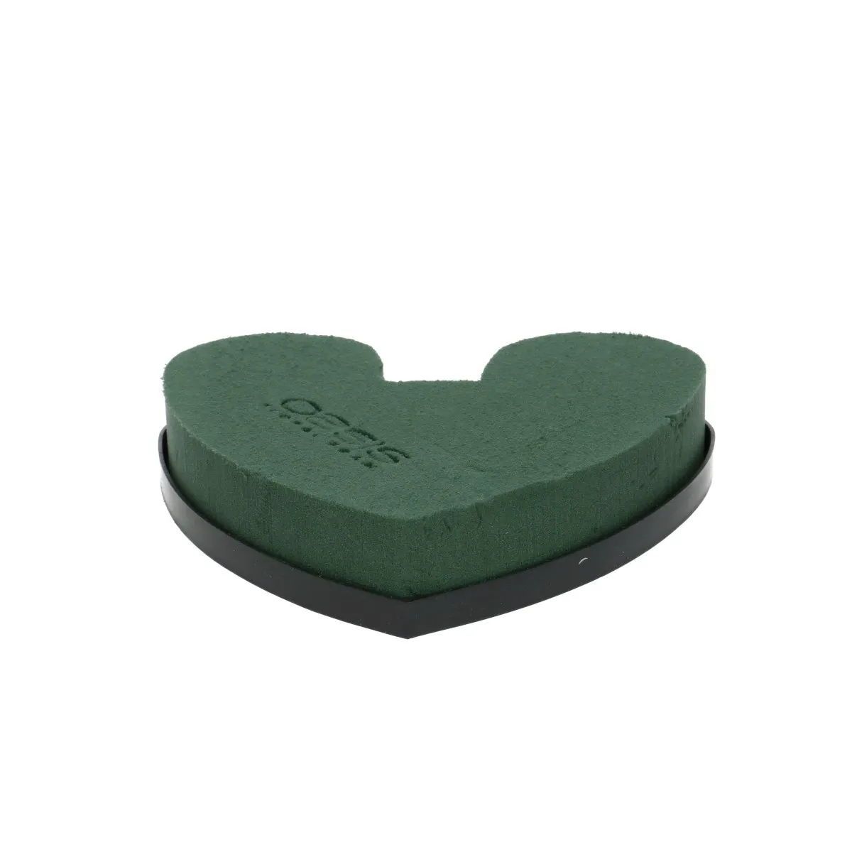 Oasis srdce z aranžovacej hmoty zelené 16 × 16,5 × 3 cm