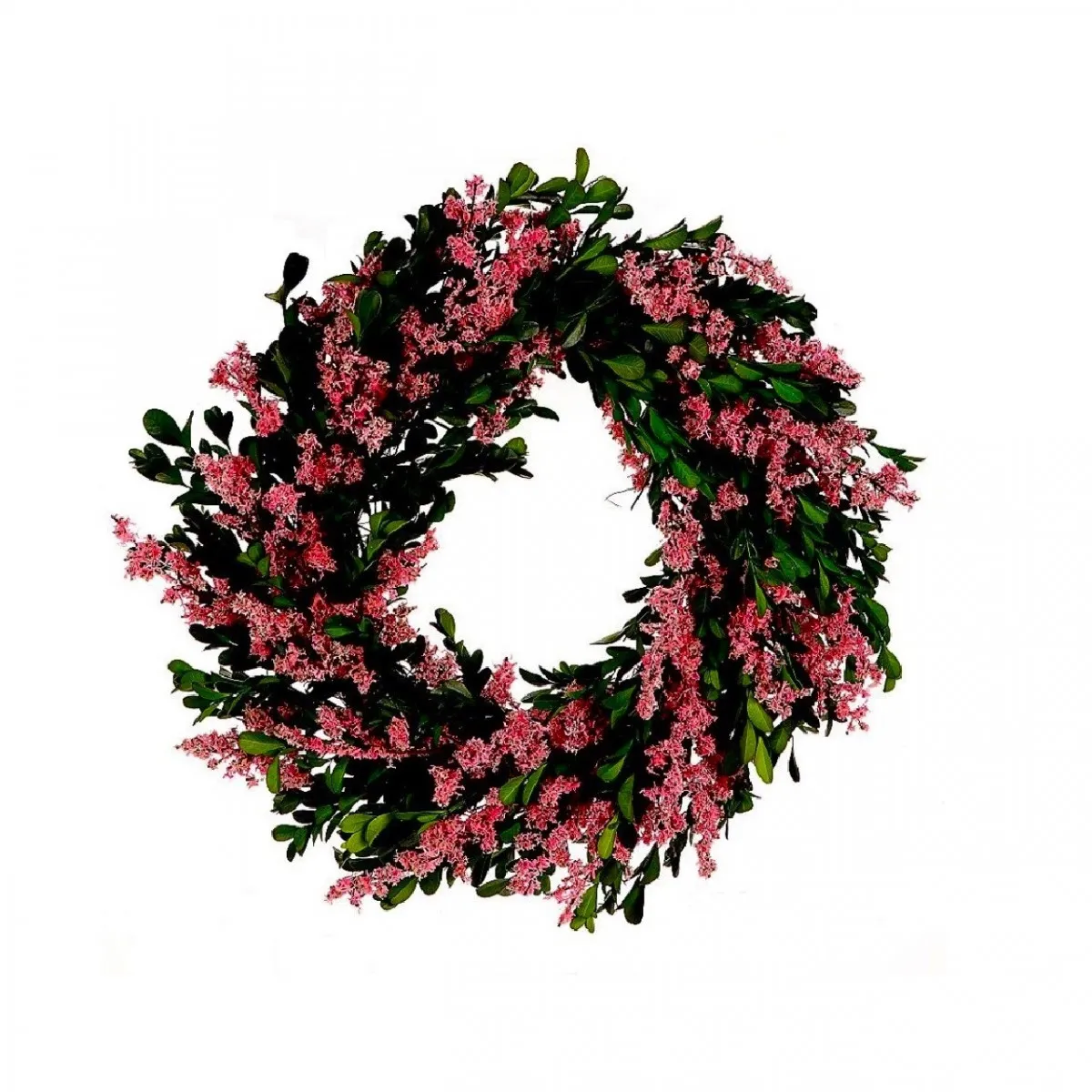Umelý jarný veniec Spring Dream ružový ⌀ 40 cm