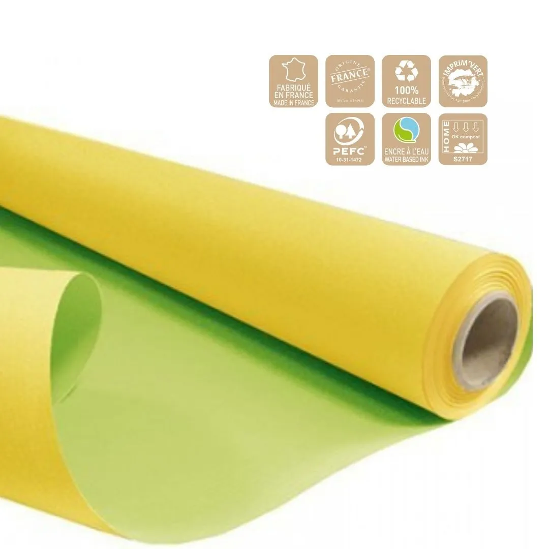 Obojstranný baliaci papier Duo dvojfarebný 80 cm, návin 40 m