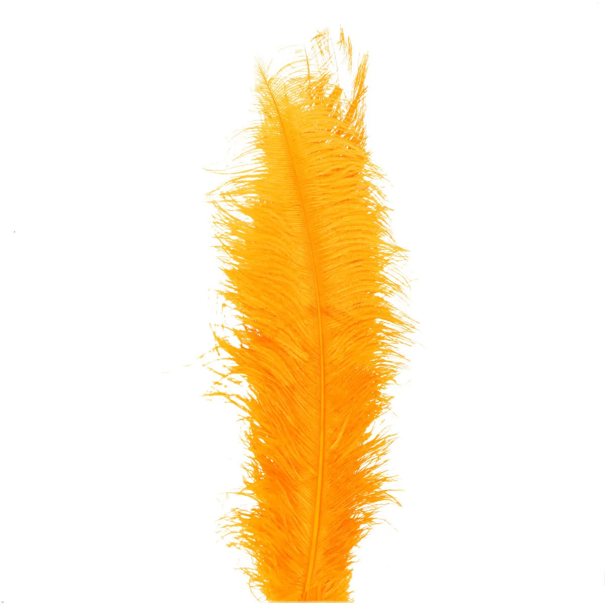 Pštrosie perie oranžové 55 cm
