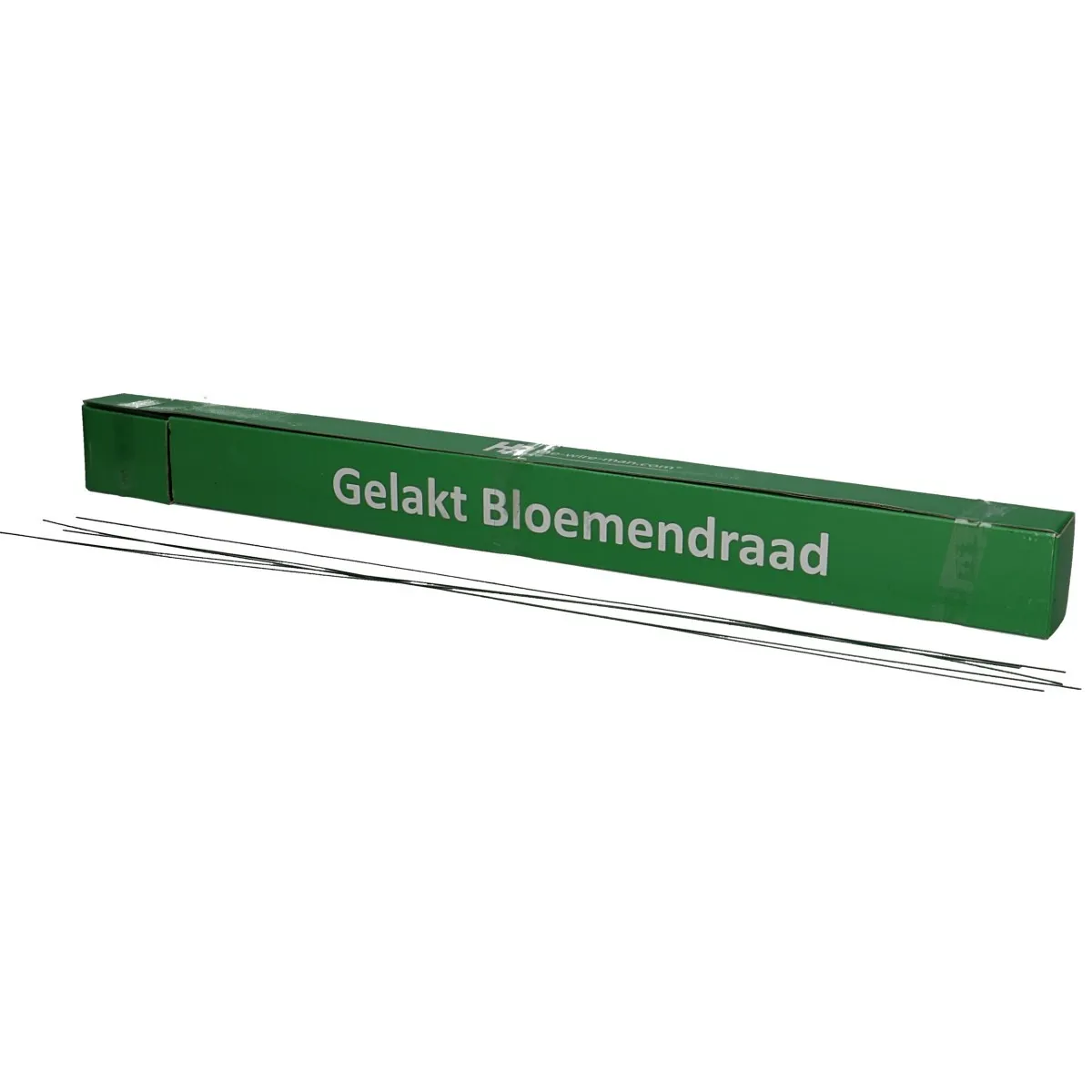 Lakovaný rovný drôt 0,8 mm zelený 50 cm, 2 kg