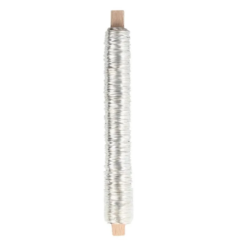 Navíjaný drôt strieborný 0,5 mm, 100 g