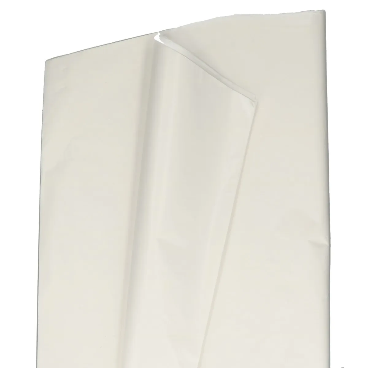 Pruhovaný kraftový papier biele, hárky 62 × 42 cm