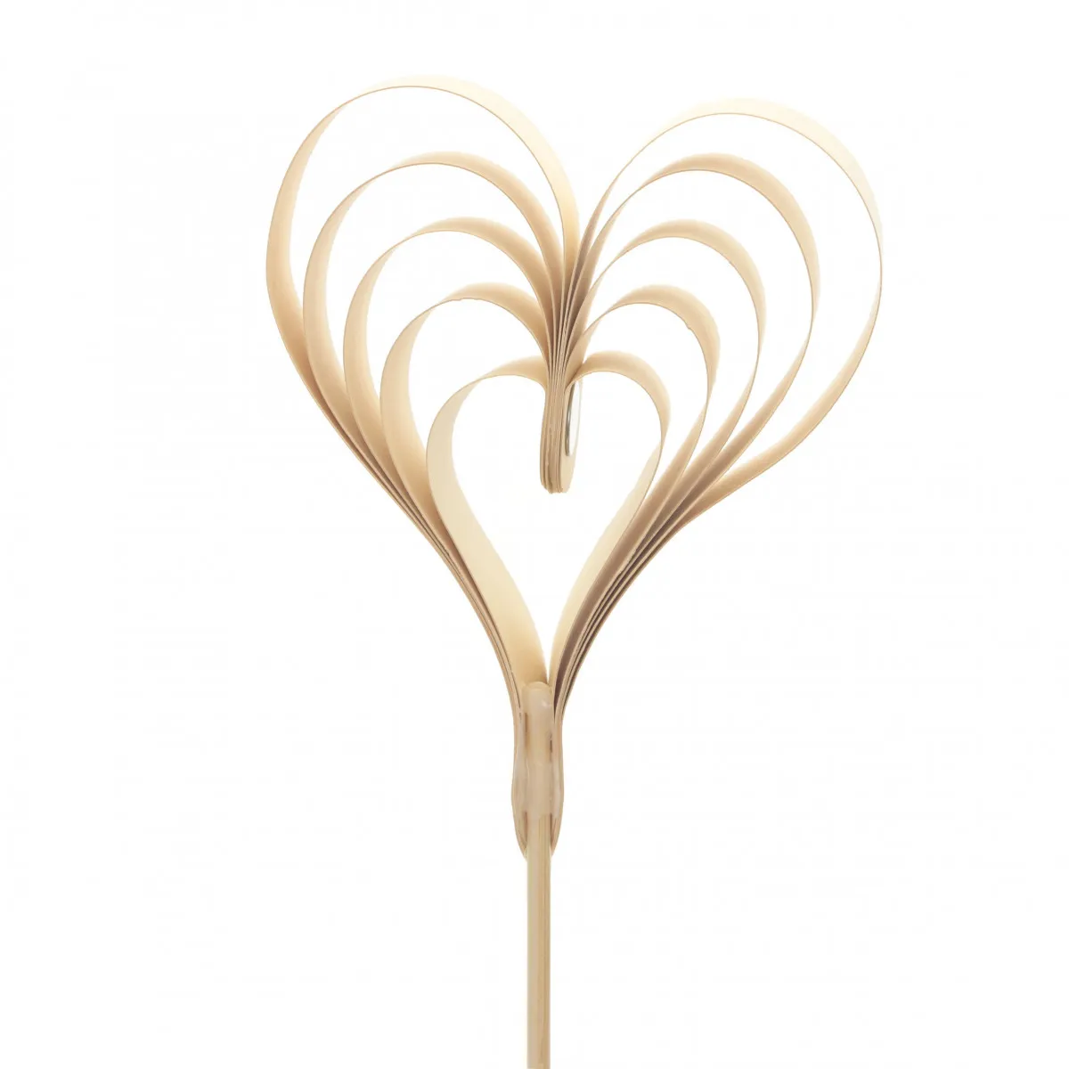 Srdce Eternal Love krémové na zápichu 50 cm