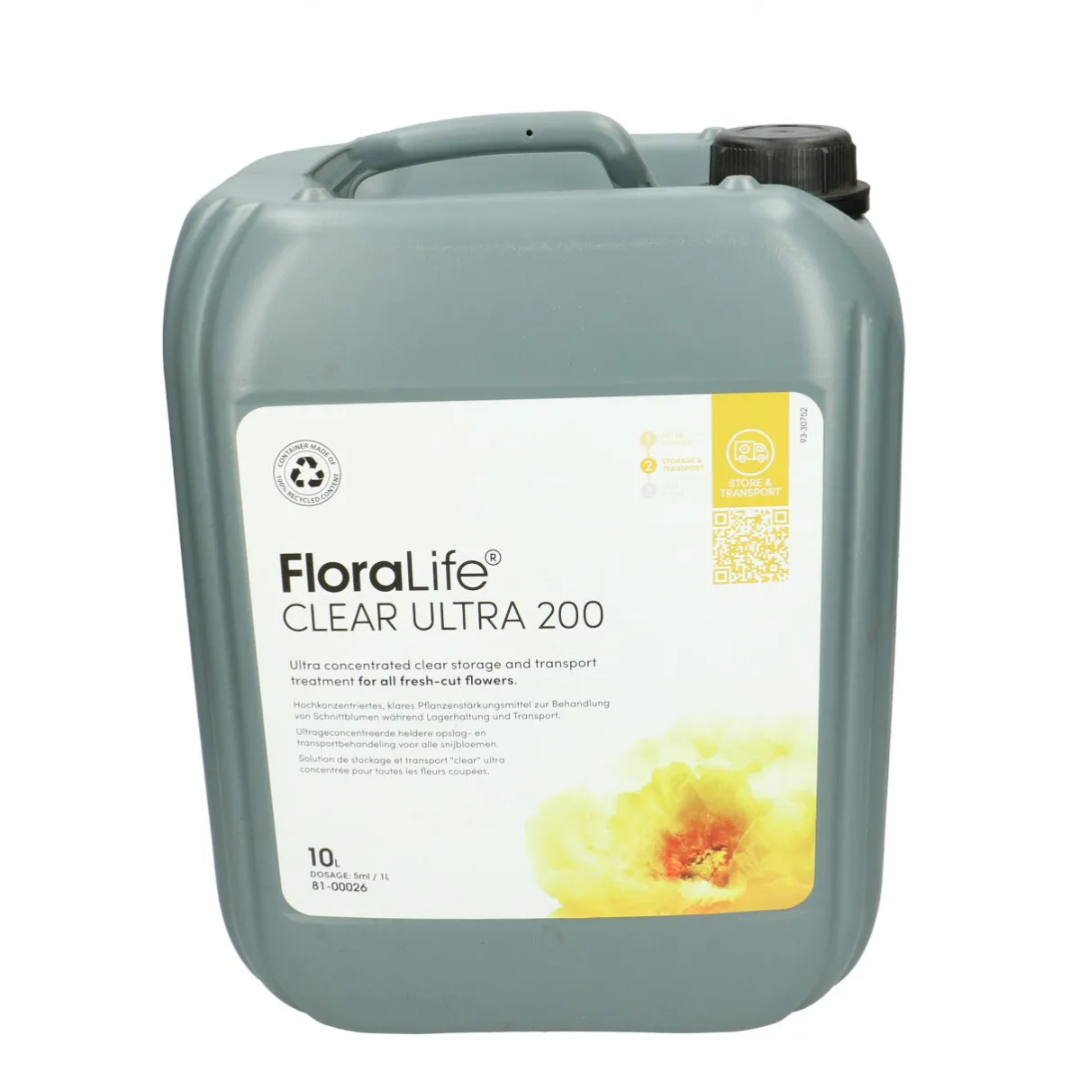 Floralife Ultra 200 Clear, tekutá výživa 10 l