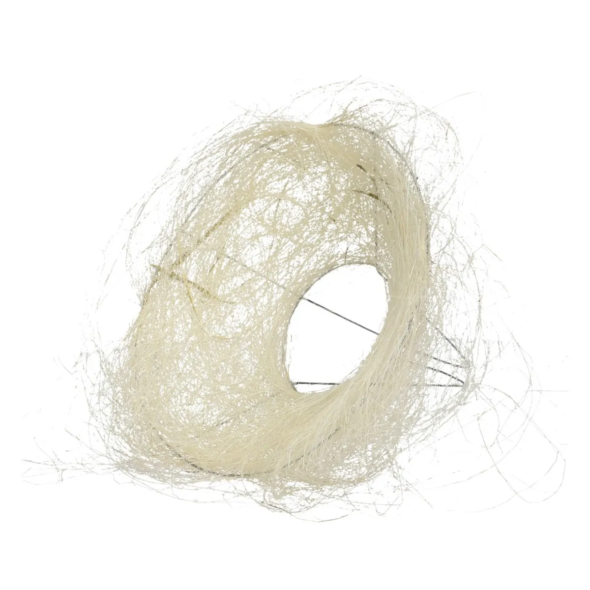 Sisalový držiak na kyticu krémový ⌀ 20 cm