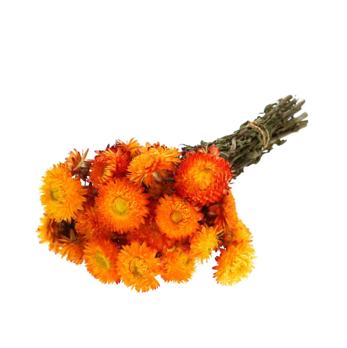 Sušené slamienky oranžové 45 cm, 100 g