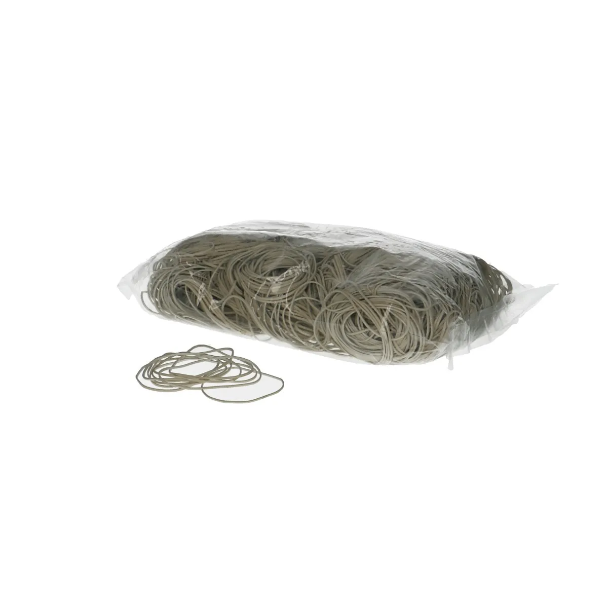 Gumičky 60 × 1,5 mm biele 1 kg