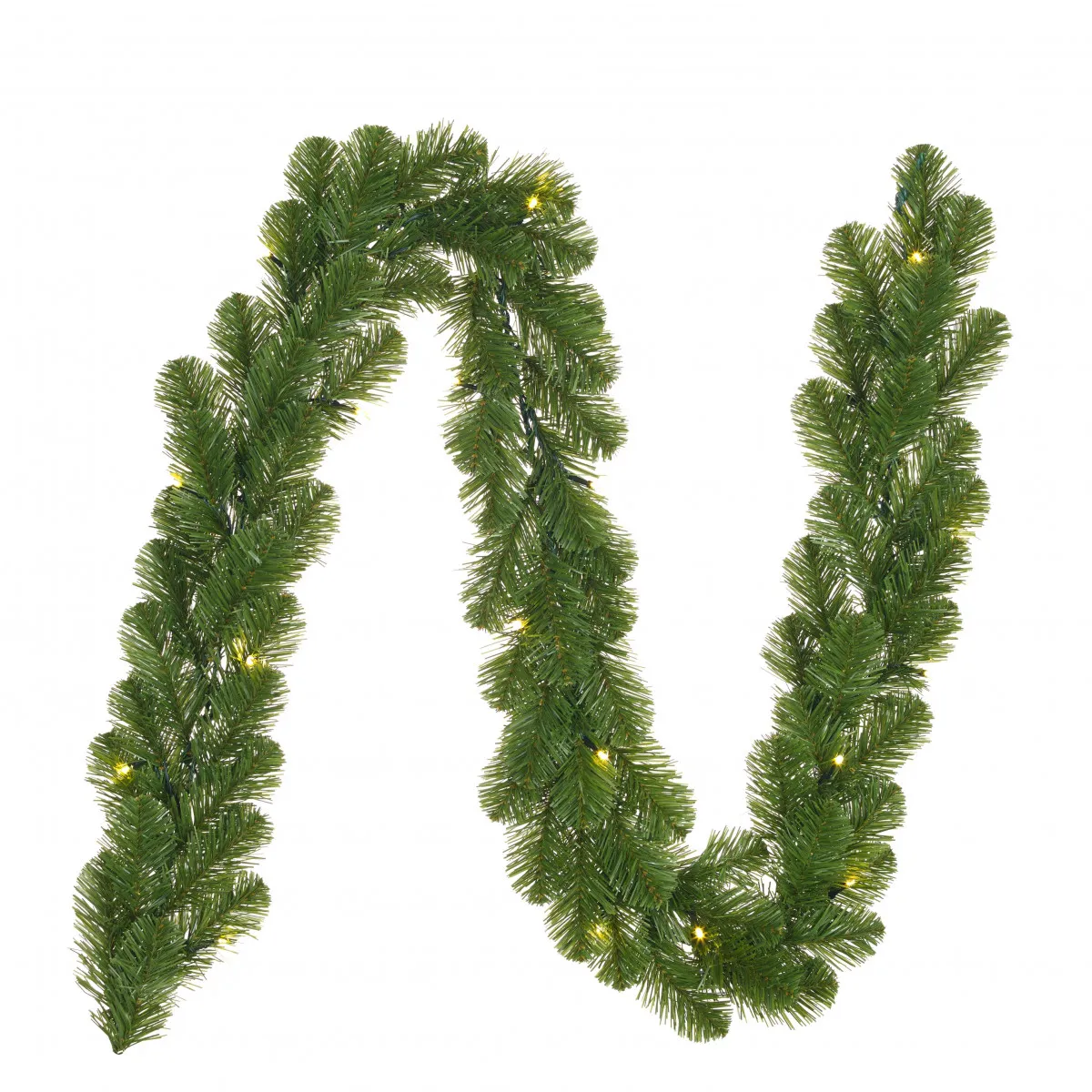 LED girlanda z borovice zelená 270 cm, 20 LED