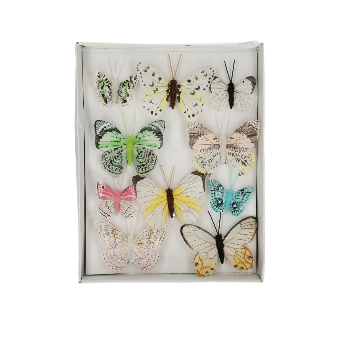 Jarná dekorácia Butterfly/clip 05/ 8 cm