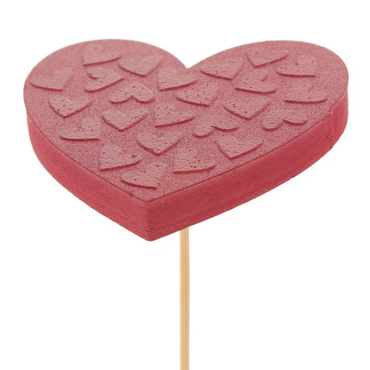 Srdce Pixie červené na zápichu 50 cm