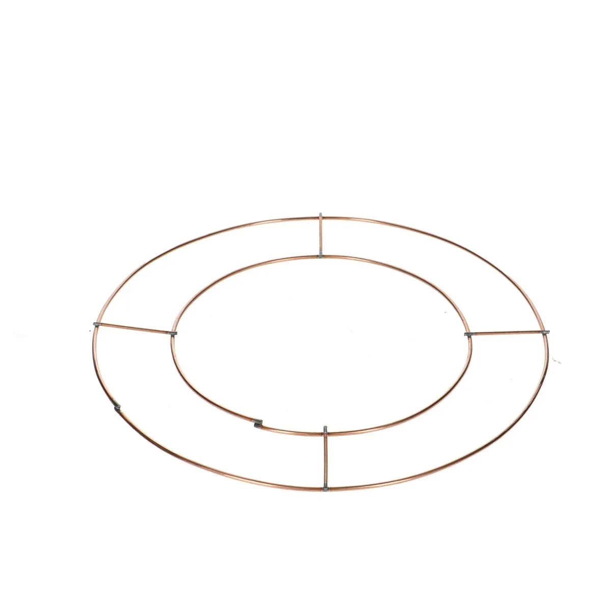 Kovový kruh pre aranžovaciu hmotu Oasis medený ⌀ 20 cm