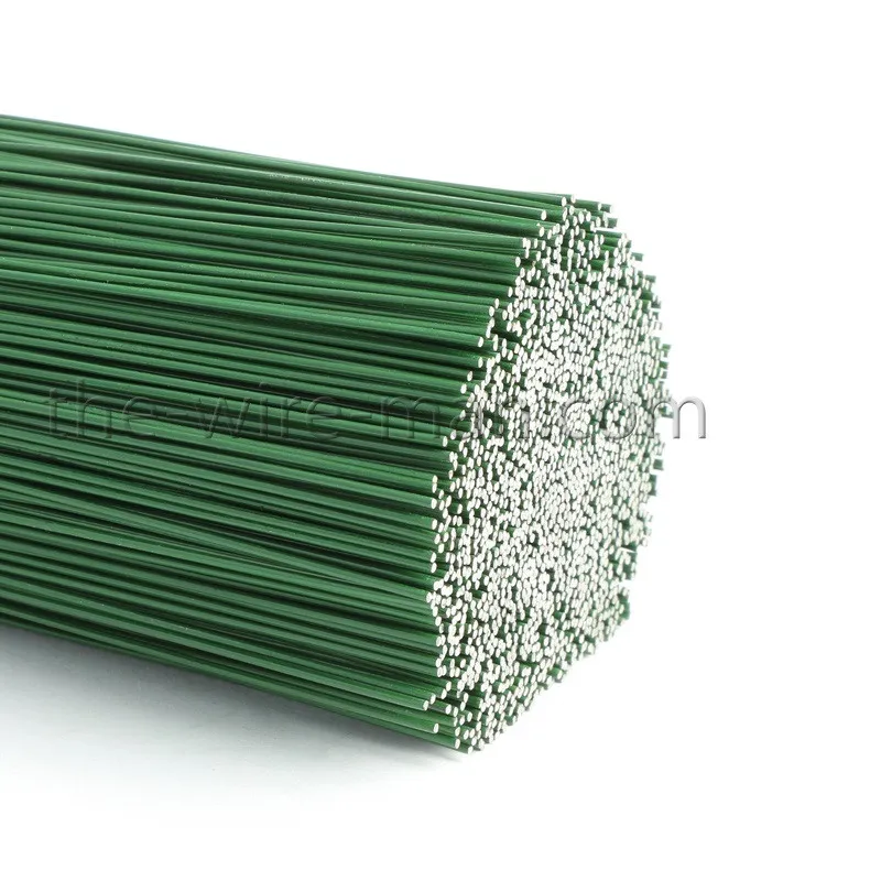 Lakovaný rovný drôt 1,2 mm zelený 40 cm, 2 kg