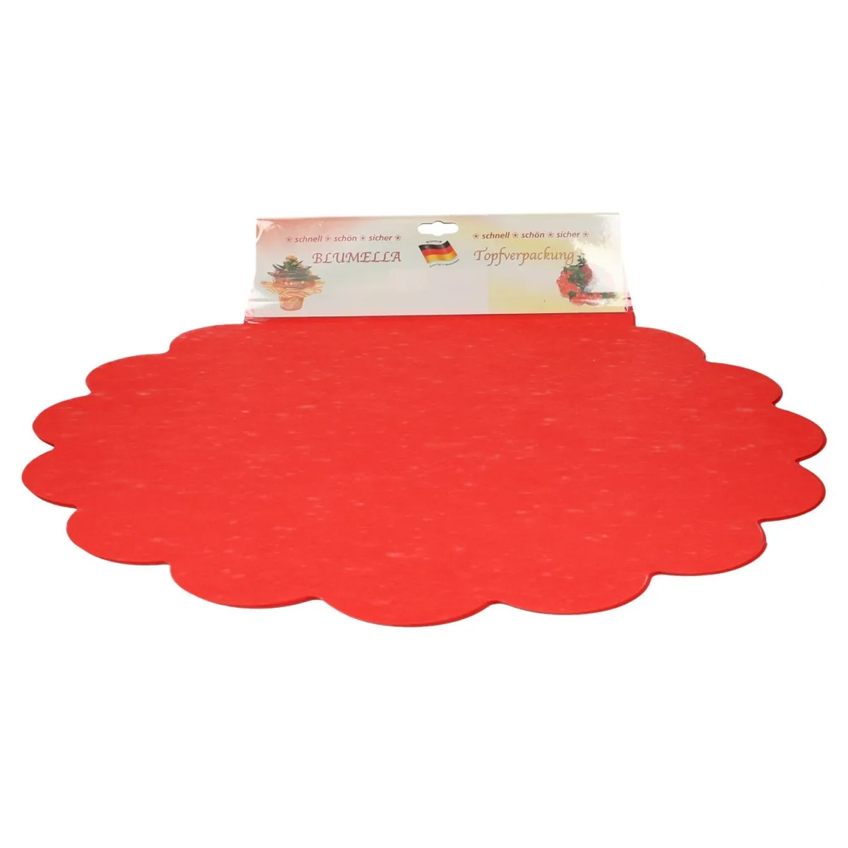 Netkané textilné obaly Blumella červené 54 cm