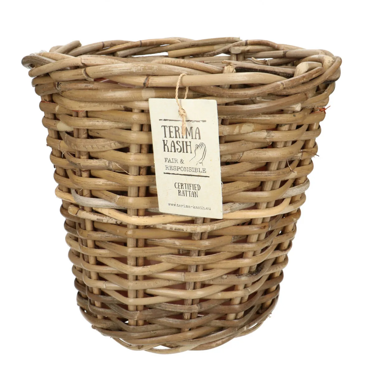 Ratanové vedro Terima hnedé ⌀ 27 × 26 cm, 4,5 l