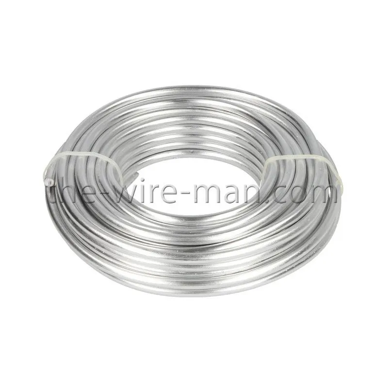 Hliníkový drôt strieborný návin 9,5 m, 5 mm, 500 g