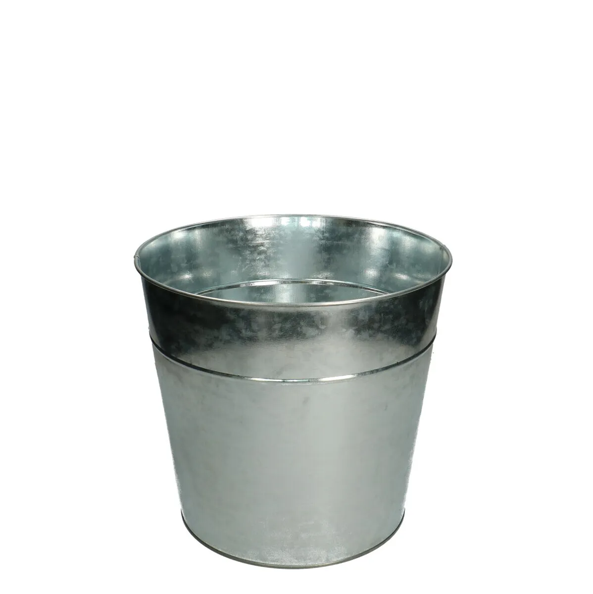 Zinok váza Shop strieborná ⌀ 24,5 × 22 cm, 5 l