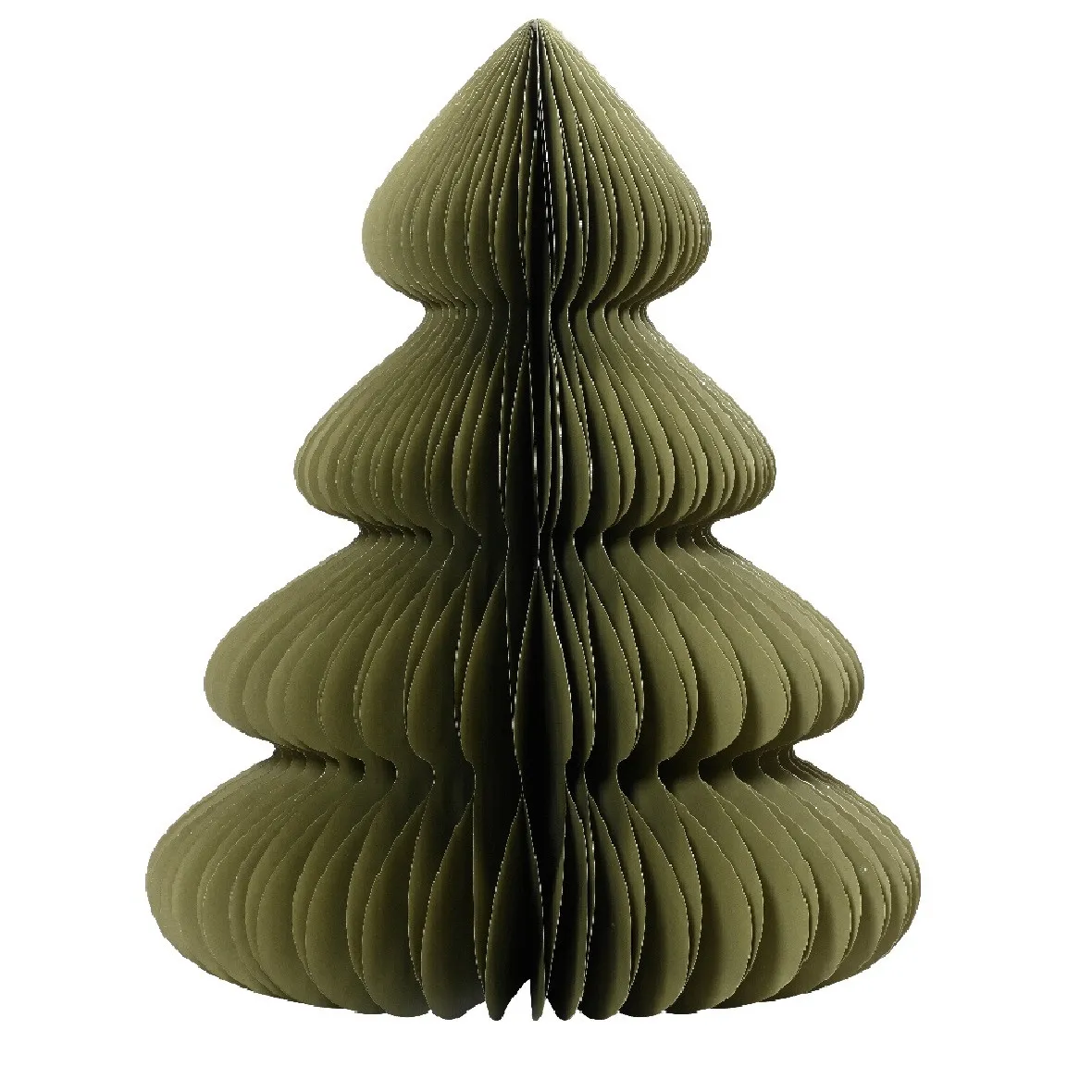 Závesný papierový stromček zelený 60 cm