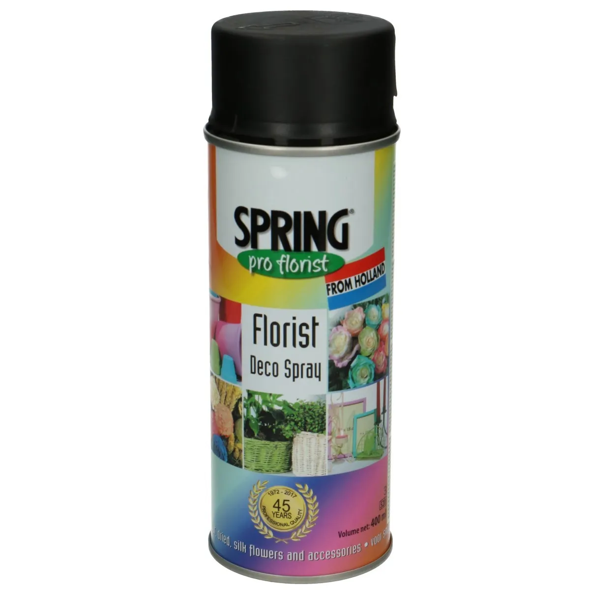 Farba v spreji Decospray, jemná čierna 400 ml