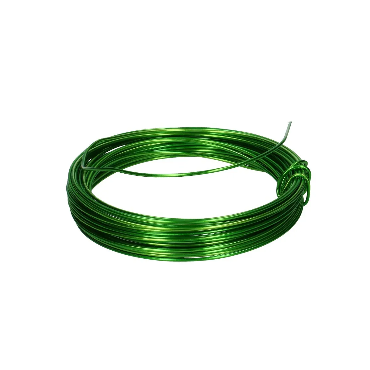 Hliníkový drôt zelený návin 12 m, 2 mm, 100 g