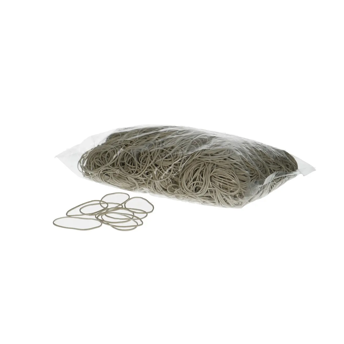 Gumičky 80 × 1,5 mm biele 1 kg