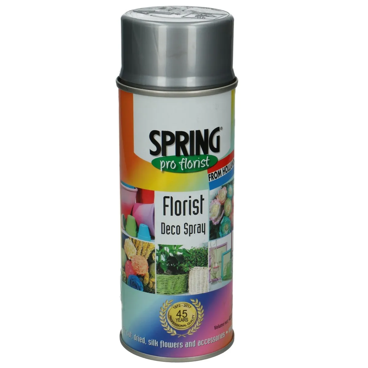 Farba v spreji Decospray, jasná strieborná 400 ml