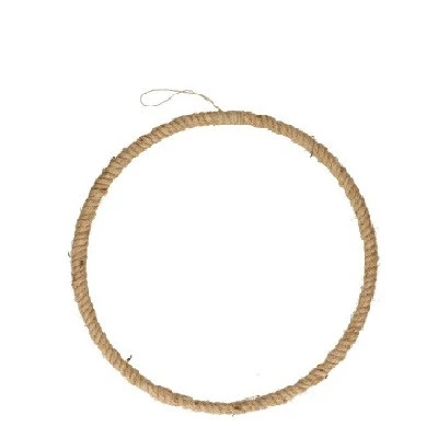 Závesný kruh z povrazu hnedý ⌀ 25 cm