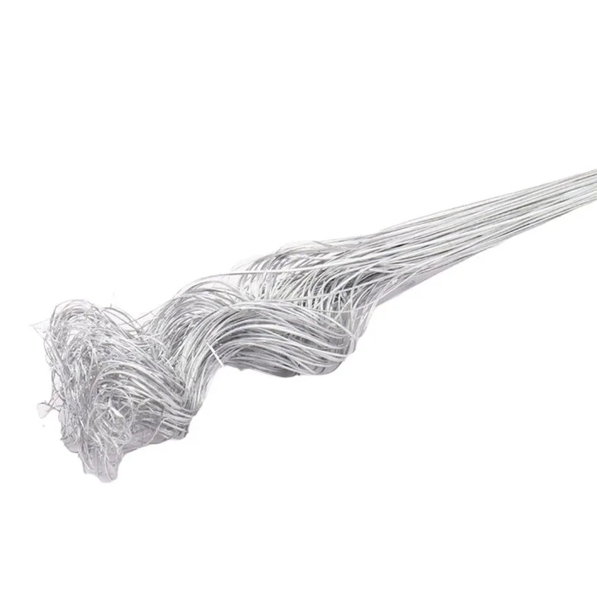 Kučeravé prúty TingTing strieborné 70 cm