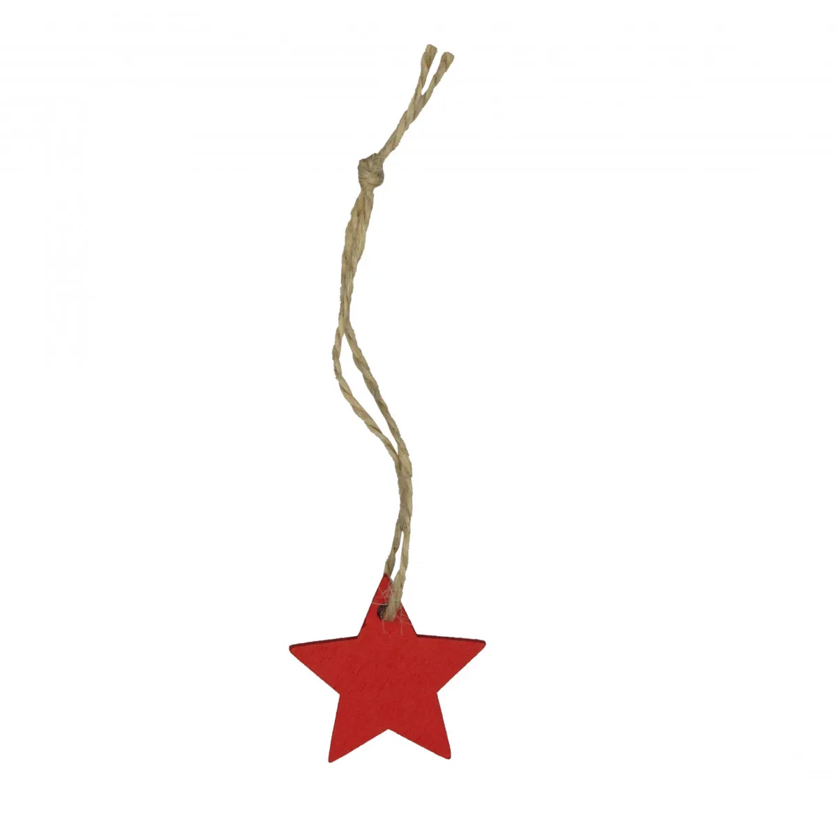 Závesná hviezda červená ⌀ 3,5 cm