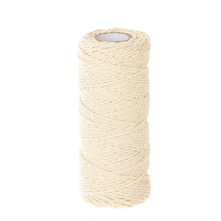 Bavlnená šnúra biela návin 50 m, 2 mm