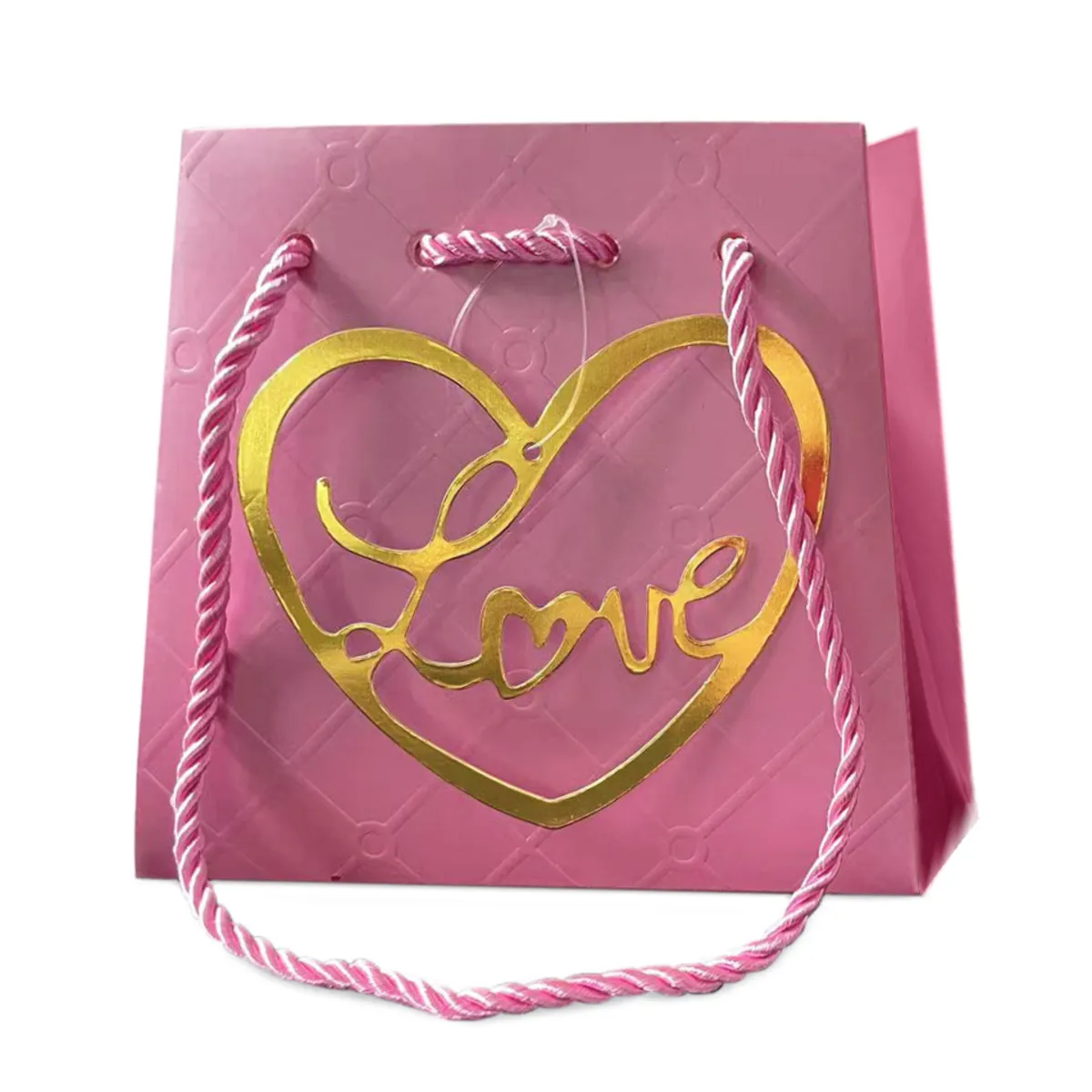 Valentínska taška Posh Love ružová 13 × 17 cm