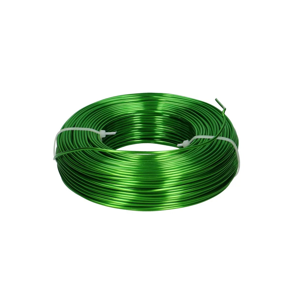 Hliníkový drôt zelený návin 60 m, 2 mm, 500 g