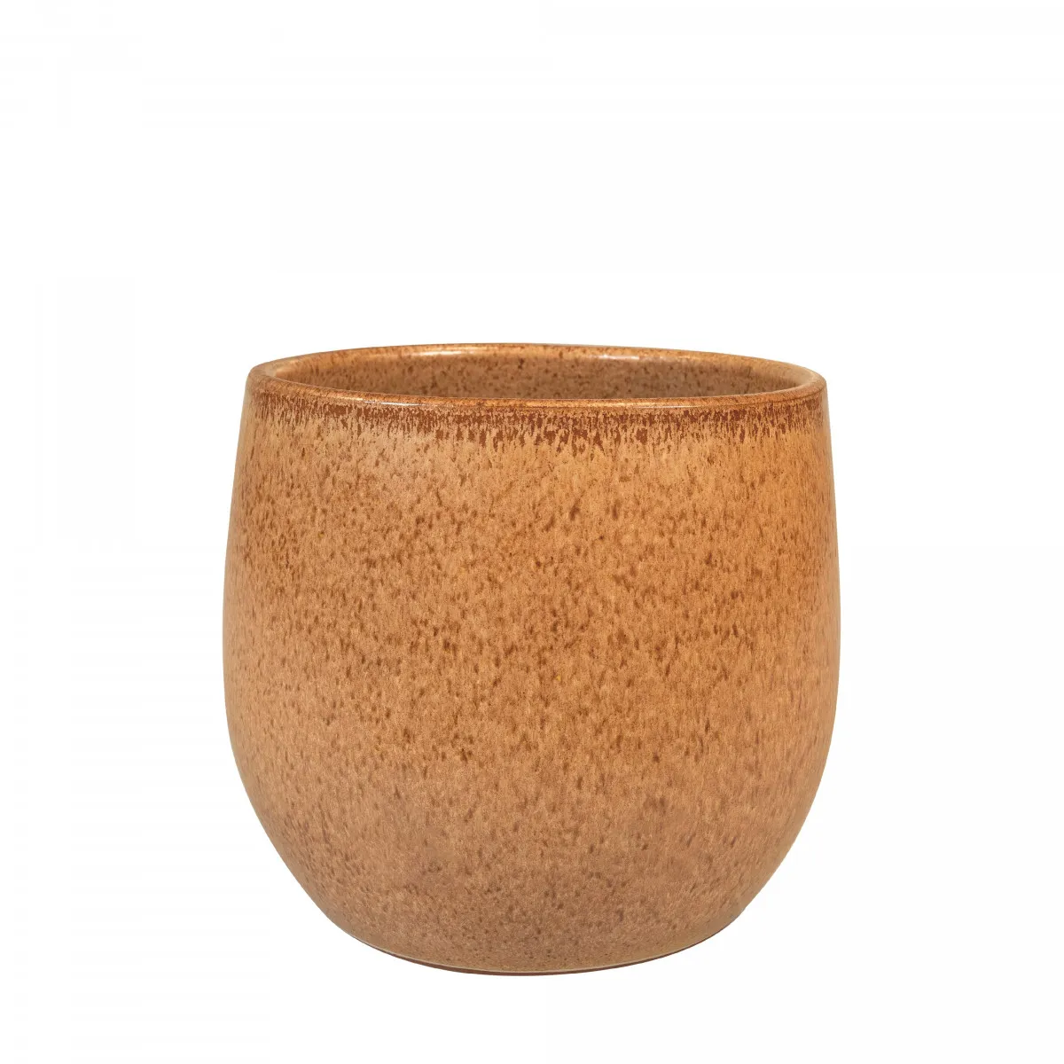 Keramický kvetináč Hailey hnedý ⌀ 19 × 16 cm