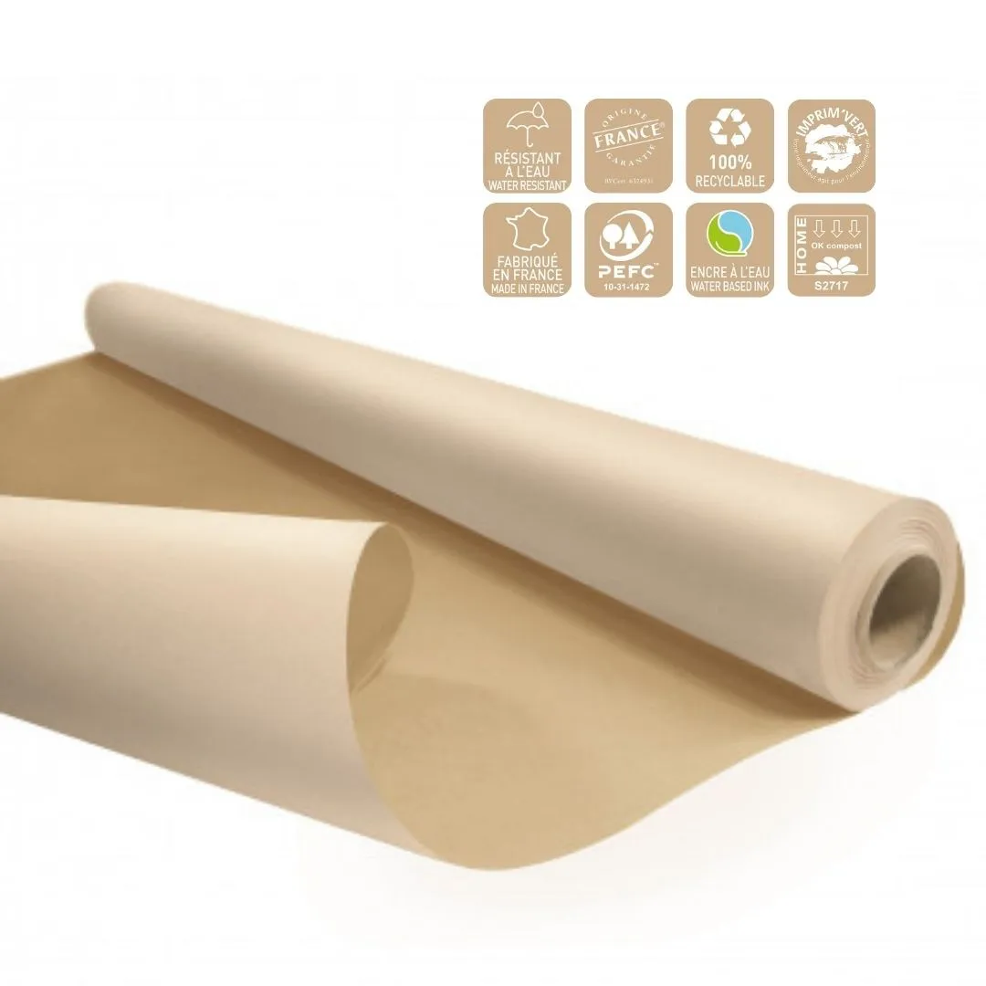 Baliaci papier béžový, vodoodolný 80 cm, návin 25 m