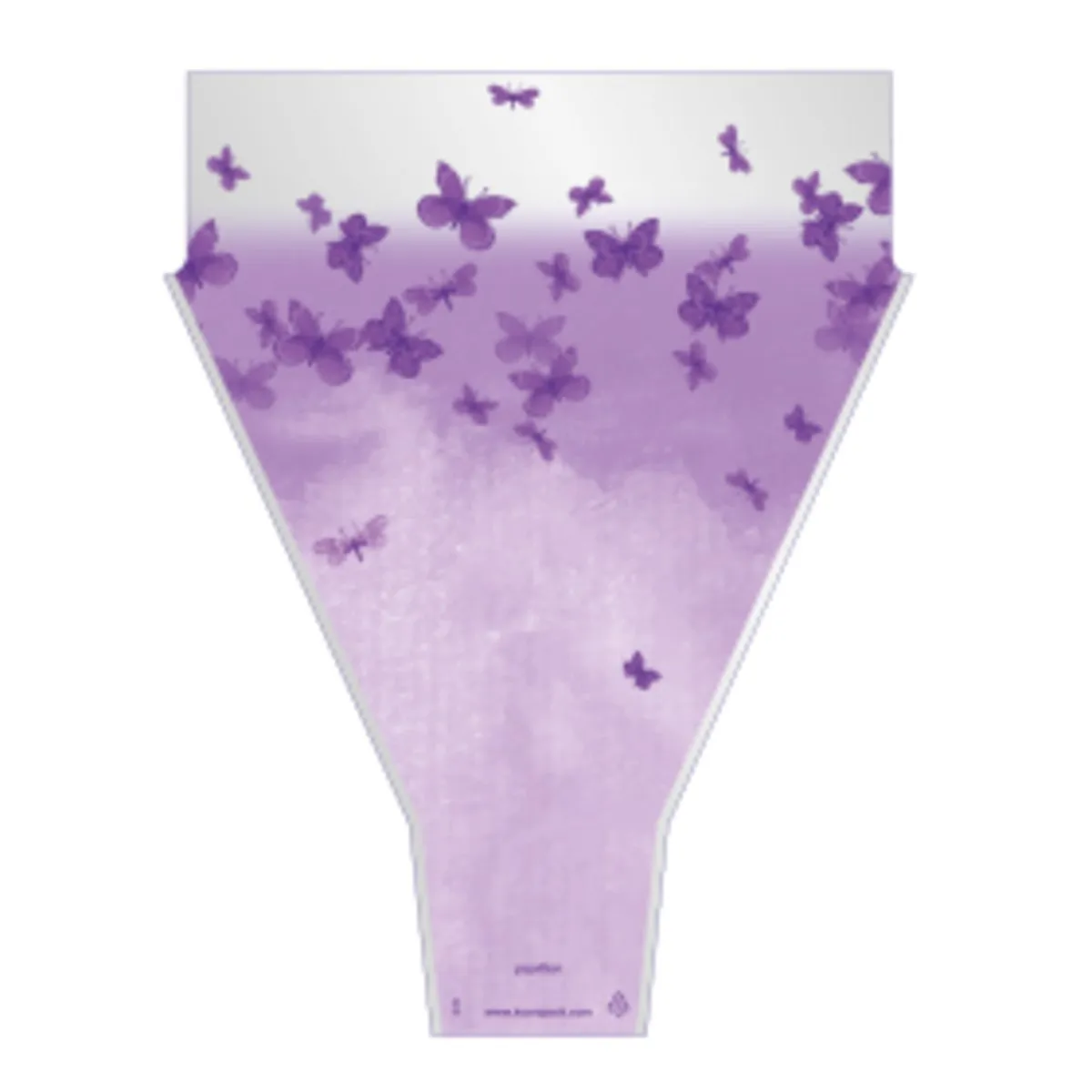 Obal na kvety Papillon orgovánový 50 × 35 × 10 cm
