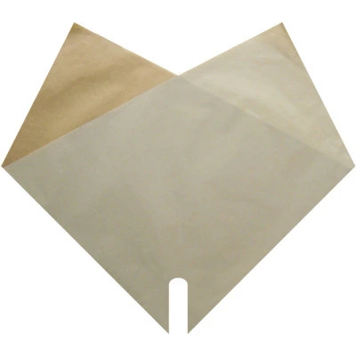 Obal na kvety Double Kraft 35 × 35 cm krémový