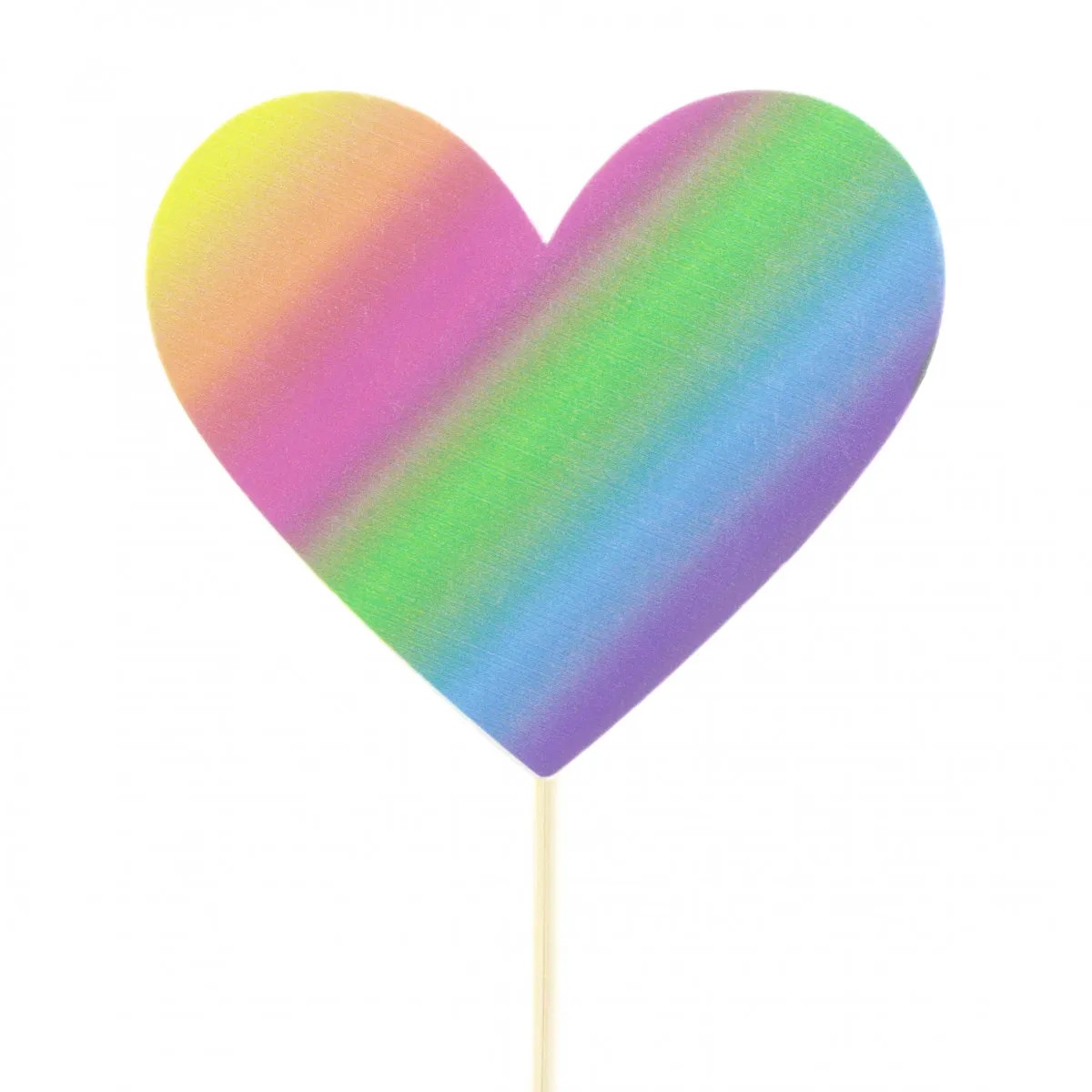 Srdce Love & Pride mix farieb na zápichu 50 cm