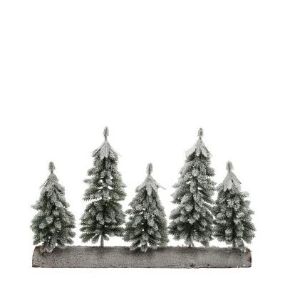 Zasnežený stromček dvojfarebný 40 × 8 × 25 cm